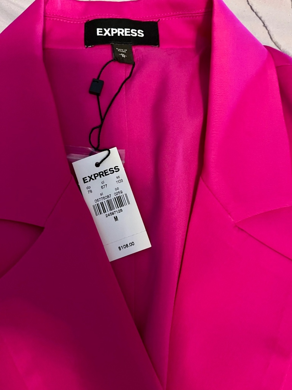 Never worn hot pink vest